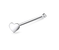 Heart Bone Nose Stud NSKD-836